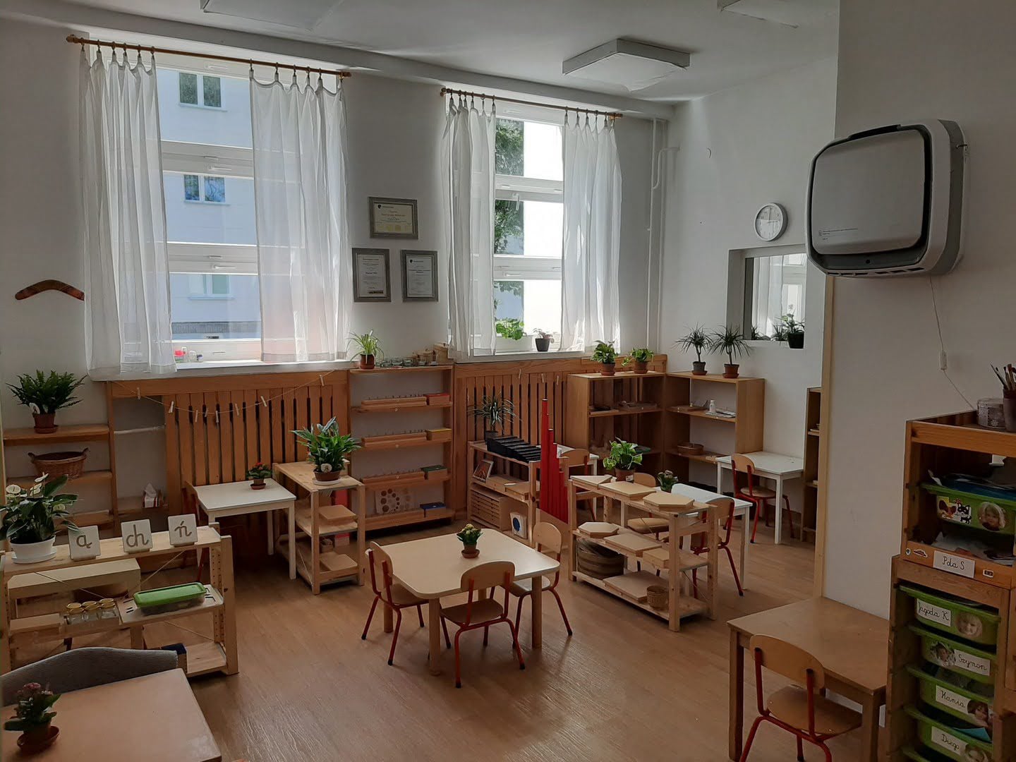 Widok na Główną Salę Montessori 