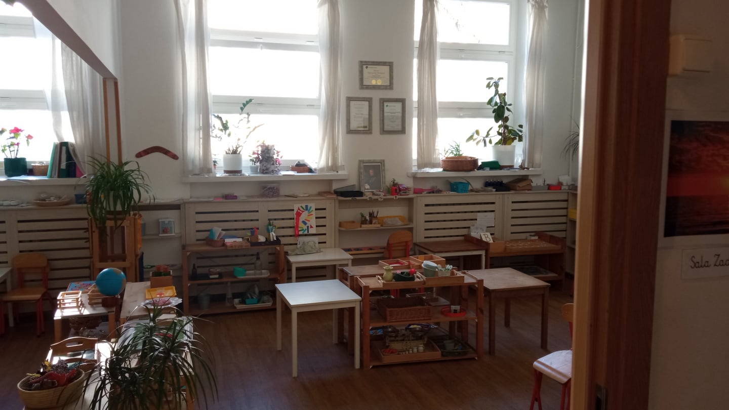Widok na Główną Salę Montessori 
